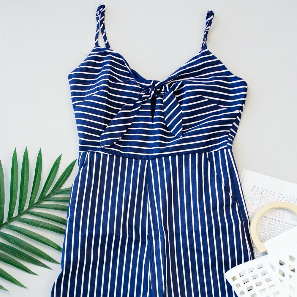 Margaret Maritime Striped Jumpsuit - Picture 12 of 12